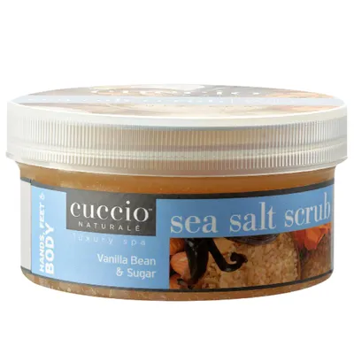 Cuccio Naturale Sea Salt Scrub Vanilla Bean & Sugar (Peeling solny z wanilią i cukrem)