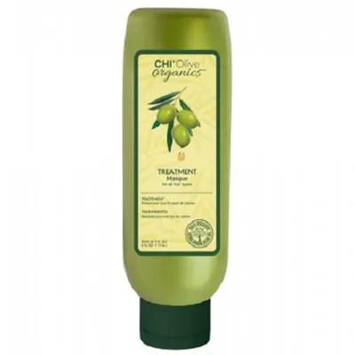 CHI Olive Organics, Treatment Mask (Maska nawilżająca do wszystkich rodzajów włosów z oliwą z oliwek i jedwabiem)