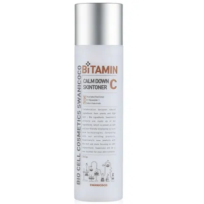 Swanicoco Bitamin C, Calm Down Skintoner (Przeciwstarzeniowy łagodzący toner z witaminą C)