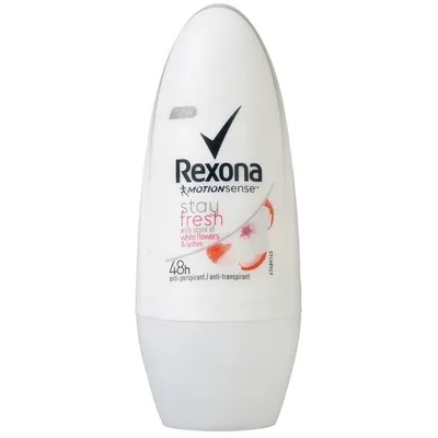 Rexona Motionsense, Stay Fresh White flowers & Lychee, Anti-Transpirant Roller 48h (Antyperspirant w kulce dla kobiet)