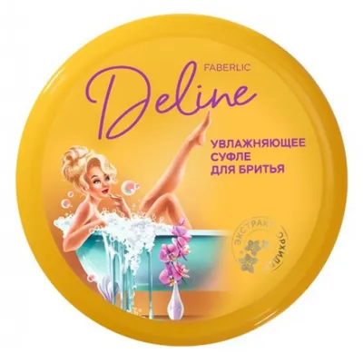 Faberlic Deline, Nawilżająca pianka do golenia `Orchidea i olejek murumuru`