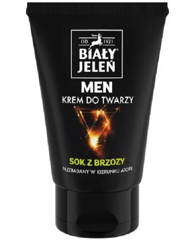 Biały Jeleń For Men, Krem do twarzy z sokiem z brzozy