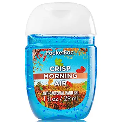 Bath & Body Works PocketBac, Crisp Morning Air, Anti - Bacterial Hand Gel (Antybakteryjny żel do rąk)