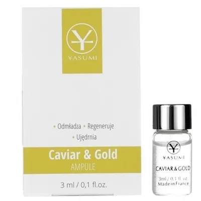Yasumi Caviar & Gold, Ampule (Ampułka z kawiorem i złotem)