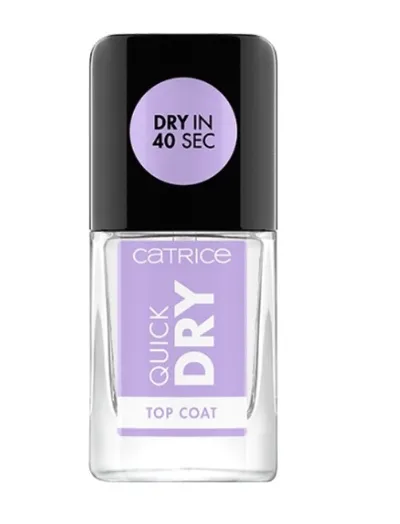 Catrice Quick Dry, Top Coat (Szybkoschnący top do paznokci)