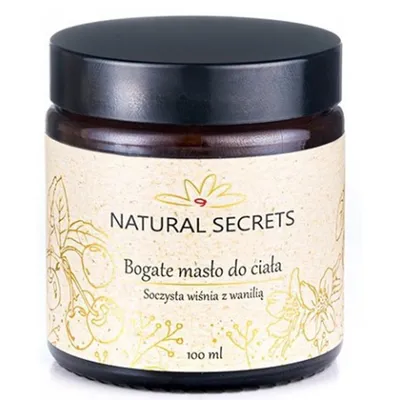 Natural Secrets Bogate masło do ciała `Soczysta wiśnia z wanilią`