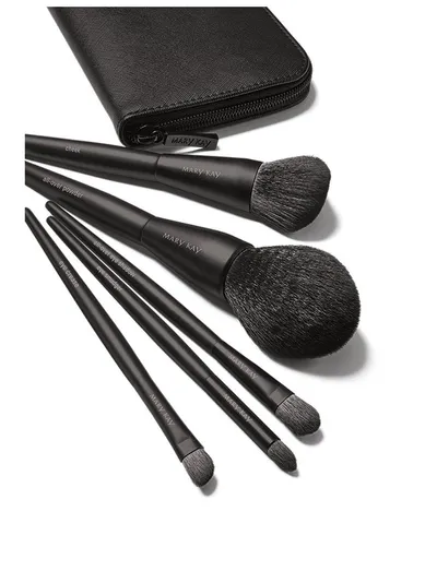 Mary Kay Brush Set (Zestaw 5 profesjonalnych pędzli do makijażu w etui)