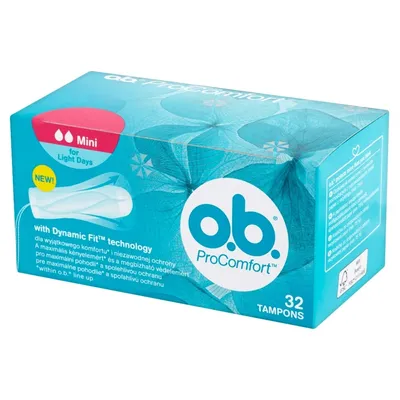 O.B. ProComfort Mini For Light Days, Tampony higieniczne