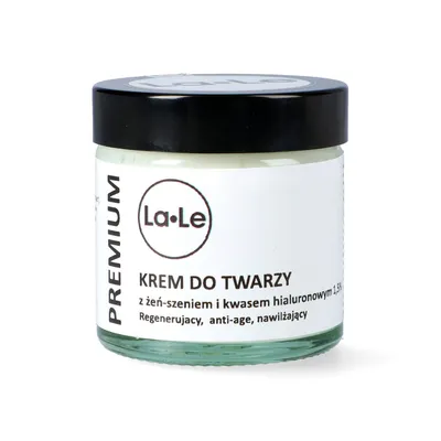 La-Le Premium, Krem do twarzy `Żeń-szeń z kwasem hialuronowym`