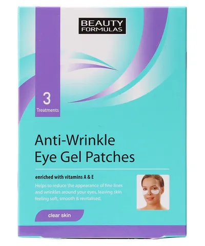 Beauty Formulas Anti-Wrinkle Eye Gel Patches (Przeciwzmarszczkowe żelowe płatki pod oczy)
