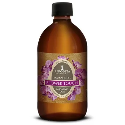 Kozmetika Afrodita (Afrodita Cosmetics) Professional, Pure Nature Massage Oil Flower Touch (Kwiatowy olejek do masażu ciała i twarzy)