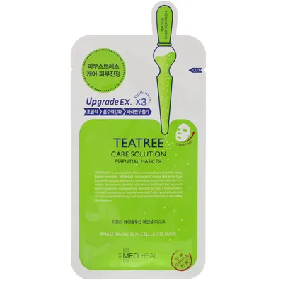 Mediheal Teatree Care Solution Essential Mask EX (Maska kojąco-ujędrniająca `Drzewo herbaciane`)
