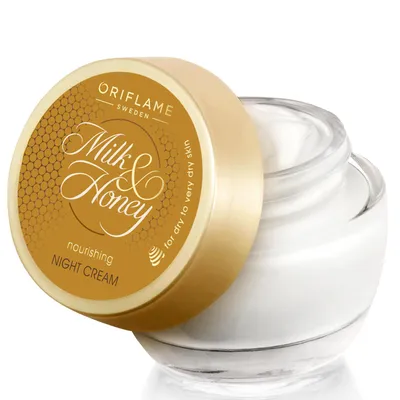 Oriflame Milk & Honey Gold, Nourishing Night Cream (Krem na noc)