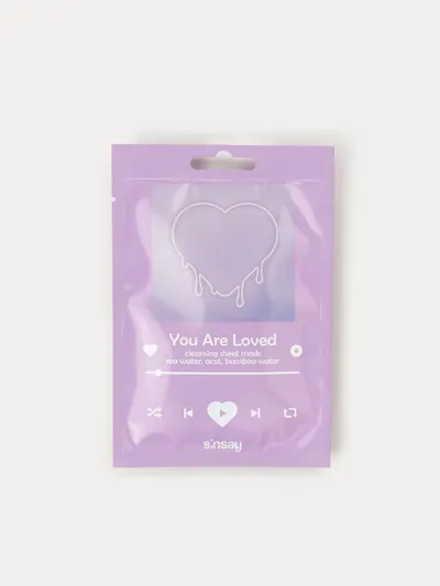 Sinsay You are Loved Cleansing Sheet Mask (Maska oczyszczająca do twarzy)