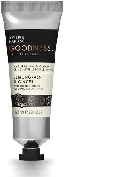 Baylis & Harding Goodness, Natural Hand Cream Lemongrass & Ginger (Krem do rąk  `Trwa cytrynowa i imbir`)