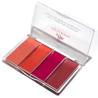Danessa Myricks Beauty Dew It Flirty Dewy Cheek & Lip Palette (Kremowa paletka do ust i policzków)