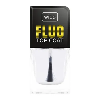 Wibo Fluo Top Coat (Bezbarwny lakier do paznokci świecący pod światłem UV)