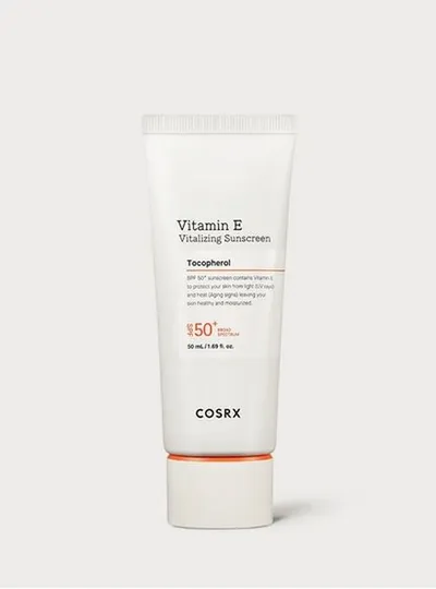 Cosrx Vitamin E Vitalizing Sunscreen SPF50+ (Krem ochronny z witaminą E)