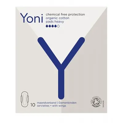 Yoni Organic Cotton Pads Heavy (Podpaski z bawełny organicznej)