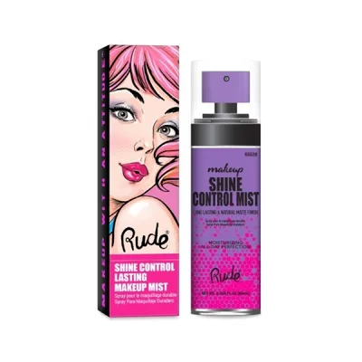 Rude Cosmetics Shine Control Lasting Makeup Mist (Trwała mgiełka do makijażu kontrolująca połysk)