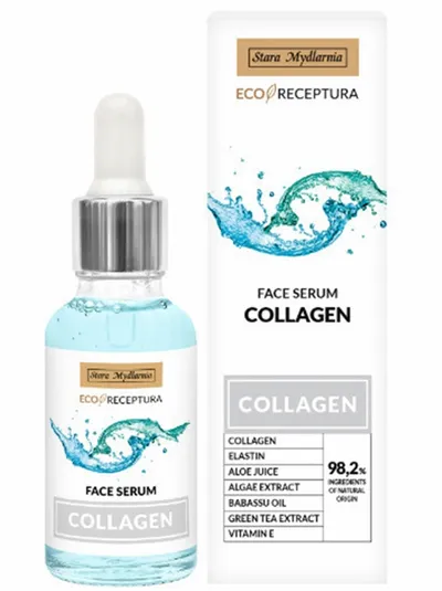 Stara Mydlarnia EcoReceptura, Face Serum Collagen (Żelowe serum do twarzy z kolagenem morskim)