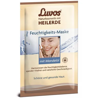 Luvos Heilerde Feuchtigkeitsmaske mit Mandelöl (Maseczka nawilżająca z olejkiem migdałowym)