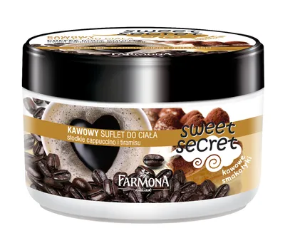 Sweet Secret Kawowy suflet do ciała `Słodkie cappuccino i tiramisu`
