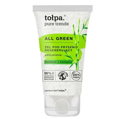 Tołpa Pure Trends, All Green, Żel pod prysznic regenerujący