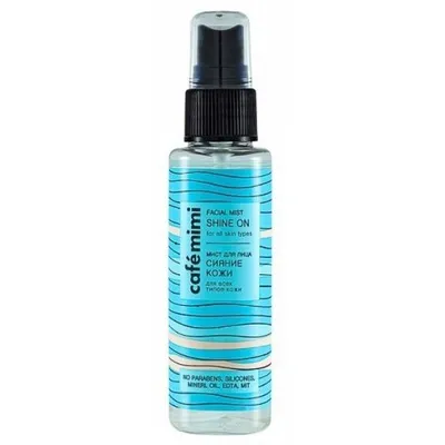 Cafe Mimi Facial Mist Shine On (Mgiełka do twarzy do każdego typu cery)