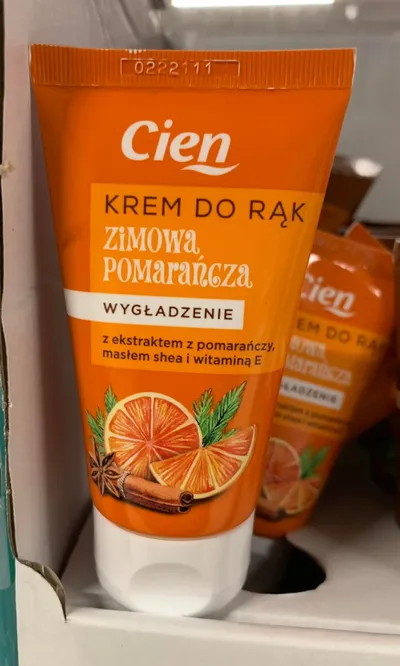 Cien Krem do rąk `Zimowa Pomarańcza`
