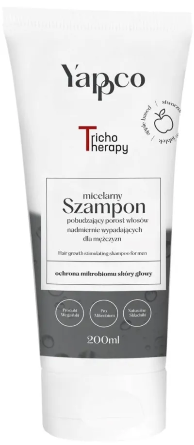 Yappco Tricho Therapy, Micelarny szampon pobudzający porost włosów nadmiernie wypadających dla mężczyzn