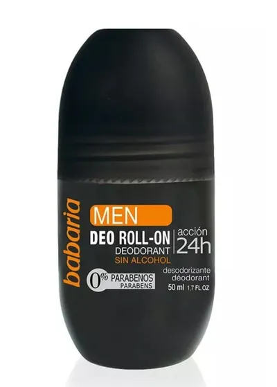 Babaria Natural Cosmetics Men, Deo-roll Aloe Vera (Dezodorant roll-on dla mężczyzn `Aloes`)