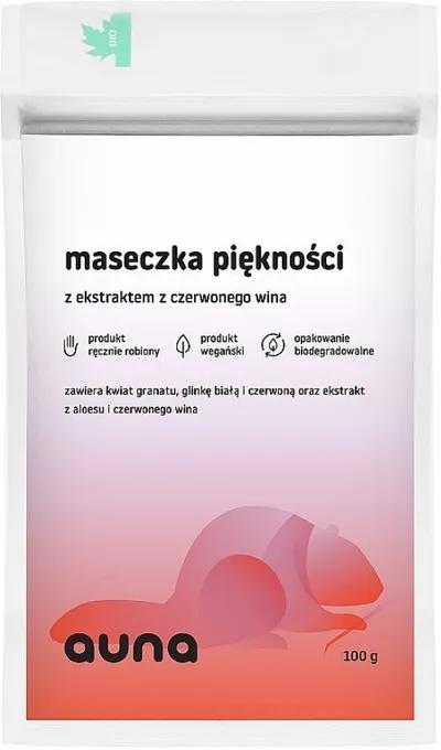 Auna Maseczka piękności z ekstraktem z czerwonego wina (nowa wersja)