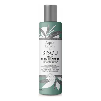 Bisou Aqua Lirica by Bisou, Hair-Glow Shampoo (Szampon do włosów nadający połysk ultra nawilżający)