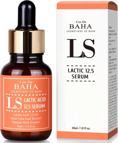 Cos De BAHA LS, Lactic Acid 12.5 Serum (Serum do twarzy z kwasem mlekowym)