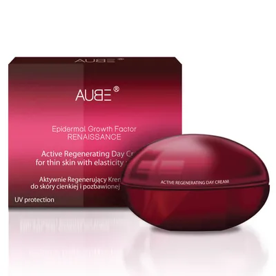 AUBE Epidermal Growth Factor Renaissance , Active Regenerating Day Cream (Regenerujący krem na dzień do skóry cienkiej i pozbawionej elastyczności)