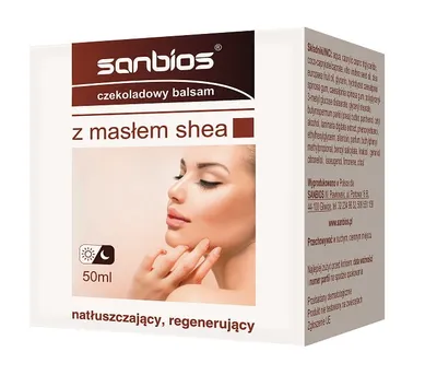 Sanbios Czekoladowy balsam z masłem shea