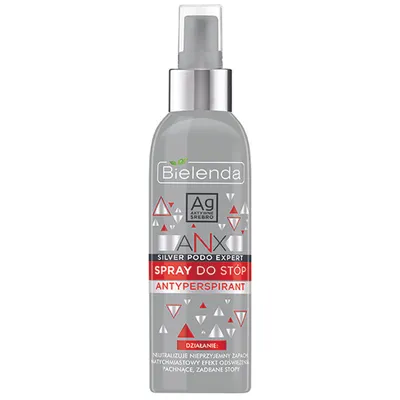 Bielenda ANX Silver Podo Expert, Spray do stóp antyperspirant