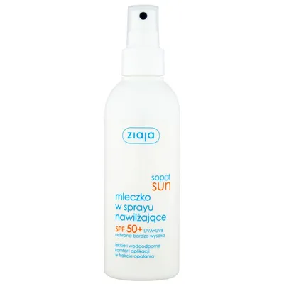 Ziaja Sopot Sun, Mleczko nawilżające w sprayu SPF 50+