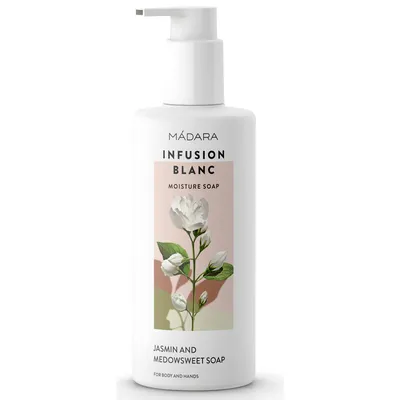 Madara Organic Skincare Infusion Blanc, Moisture Soap (Nawilżające mydło w płynie)