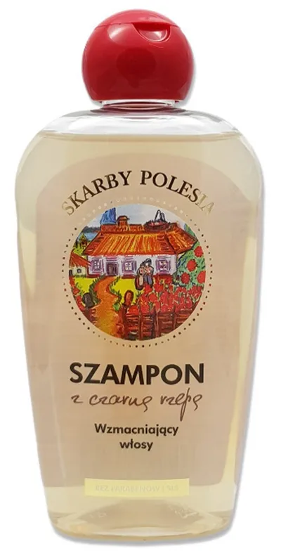 India Skarby Polesia, Szampon do włosów z czarną rzepą wzmacniający włosy