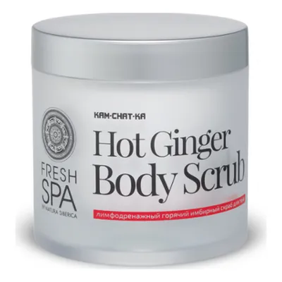 Natura Siberica Fresh Spa, Kam-Chat-Ka Hot Ginger Body Scrub (Rozgrzewający scrub do ciała)