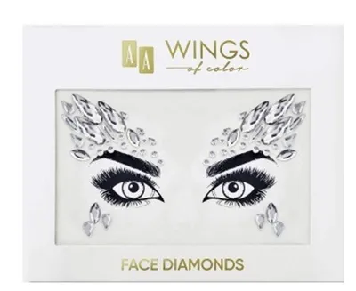 AA Wings of Color Face Diamonds (Diamenciki samoprzylepne do twarzy)