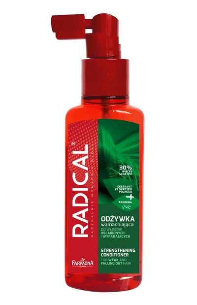 Radical Odżywka wzmacniająca do włosów osłabionych i wypadających `Ekstrakt ze skrzypu polnego + arginina` (nowa wersja)