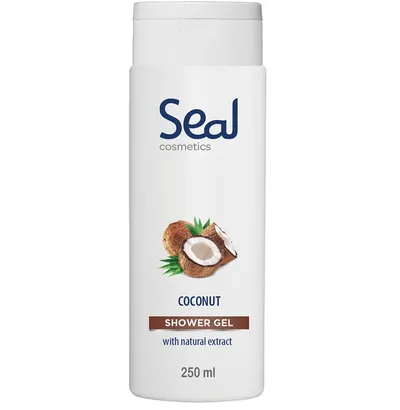 Seal Cosmetics Shower Gel Coconut with Natural Extract (Żel pod prysznic `Kokos`)