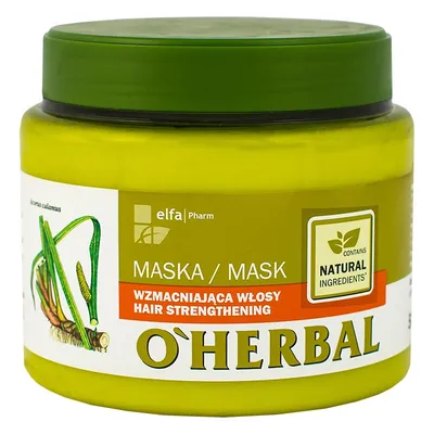 O'Herbal Maska wzmacniająca włosy z ekstraktem z korzenia tataraku