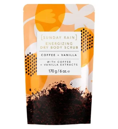 Sunday Rain Energizing Dry Body Scrub Coffee & Vanilla (Peeling do skóry suchej z ekstraktami z kawy i wanilii)