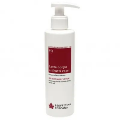 Biofficina Toscana Latte Corpo ai Frutti Rossi [Red Berry Body Lotion] (Balsam do ciała)