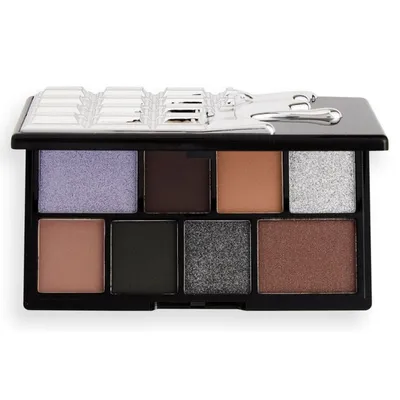 I Heart Revolution Black Pearl Mini Chocolate Palette (Paleta 8 cieni do powiek)