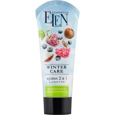 Elen Cosmetics Winter Care, 2 in 1 Cream For Hands And Foot (Krem do rąk i nóg "2 w 1 ")